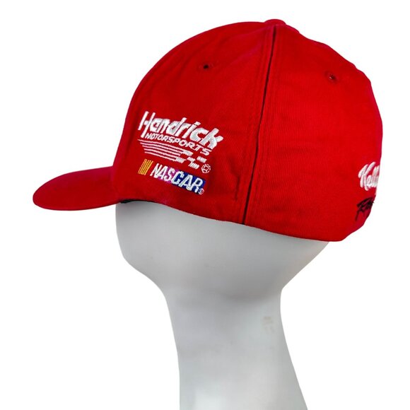 Vintage NASCAR Baseball Hat Cap 2000 Terry Labonte 5 Kelloggs Racing Red Stretch - Picture 11 of 14